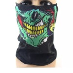 Face protection mask, skull design, multi color